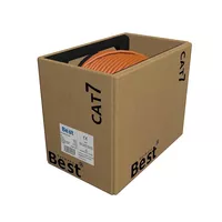 200m Germany B.e.s.t CAT.7 Simplex Verlegekabel Gigabit Netzwerkkabel KUPFER Lan 1000Mhz S/FTP KAT 7