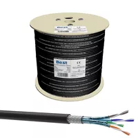 CAT 7 Netzwerkkabel, Verlegekabel Outdoor, Erdkabel LAN, CAT 7 Erdkabel 500m, Gigabit Netzwerkkabel außen, Datenkabel Outdoor UV-beständig,