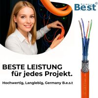250m Germany B.e.s.t CAT 7 Verlegekabel Duplex Best Gigabit Netzwerkkabel Kupfer LAN 1000Mhz S/FTP Kat 7