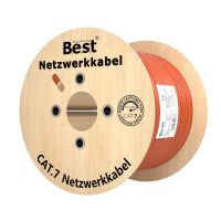 250m Germany B.e.s.t CAT 7 Verlegekabel Duplex Best Gigabit Netzwerkkabel Kupfer LAN 1000Mhz S/FTP Kat 7