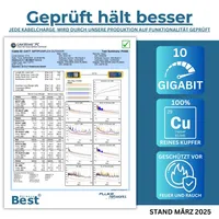 Germany B.e.s.t CAT 7 100M Simplex Erdkabel Netzwerkkabel Outdoorkabel LAN Kabel Ethernetkabel S/FTP
