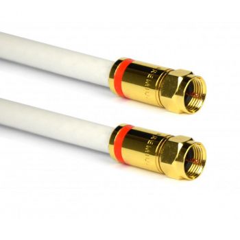 3m PremiumX Sat Antennenkabel Digital REINES KUPFER mit F Kompressionsstecker XCon G3