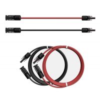 Solarkabel Verlängerungskabel 2x4mm² mit Solarsteckern – Rot & Schwarz