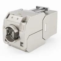 CAT6a Keystone Netzwerkmodul RJ45 – High-Speed Keystone Buchse, werkzeugfreie Montage, 10 Gbit/s, STP geschirmt, vergoldete Kontakte, kompatibel mit AWG 22–26 & Patchpanel/Netzwerkdosen