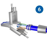Germany B.e.s.t CAT 8 Netzwerkstecker RJ-45 Gigabit für Patchkabel Verlegekabel LAN