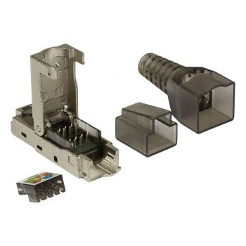 LAN Netzwerk Stecker RJ45 CAT 6A Cat 7 ohne Werkzeug LogiLink®