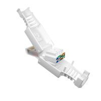 RJ45 CAT7 Stecker werkzeuglos Netzwerkverbinder LAN Kabel CAT5/6/7 4–20