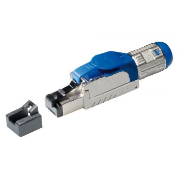 1 x Netzwerk-Stecker für CAT 8 RJ45 CAT6A CAT 7 Feldkonfektionierbar ohne Werkzeug