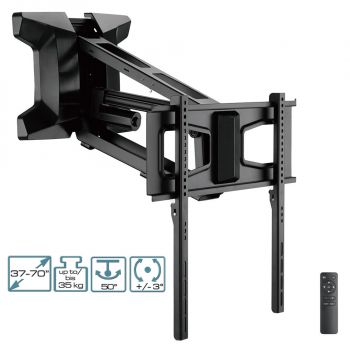 TV Halter Motorisierter Wandhalter für Flachbildschirme 37“ - 70“ (81 -178 cm)