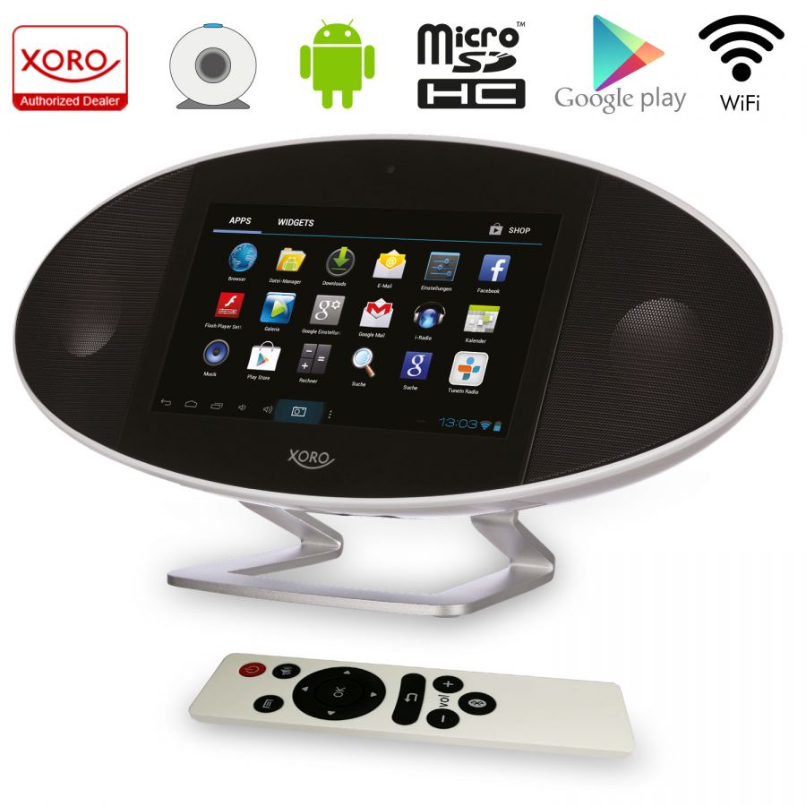 TV und Radio mit WiFi MultimediaPlayer Xoro HMT 390D