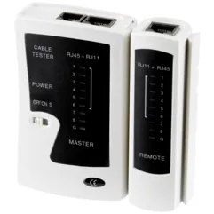 Kabeltester Netzwerktester für RJ45 & RJ11 Stecker