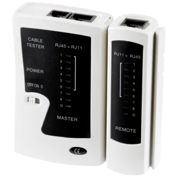 Kabeltester Netzwerktester für RJ45 & RJ11 Stecker