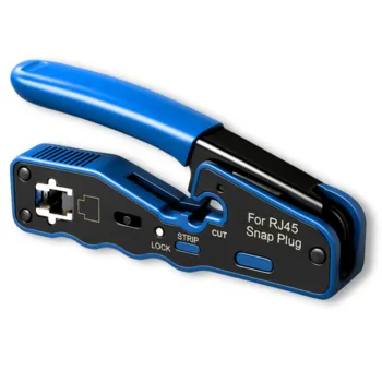 3 in 1 Crimpzange RJ45 Abisolieren Schneiden Crimpen CAT5-CAT7