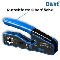 3 in 1 Crimpzange RJ45 Abisolieren Schneiden Crimpen CAT5-CAT7