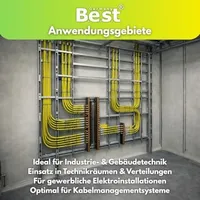 Erdungskabel H07V-K 4mm² grün-gelb Kupferlitze NYAF flexibel 5-100m PV