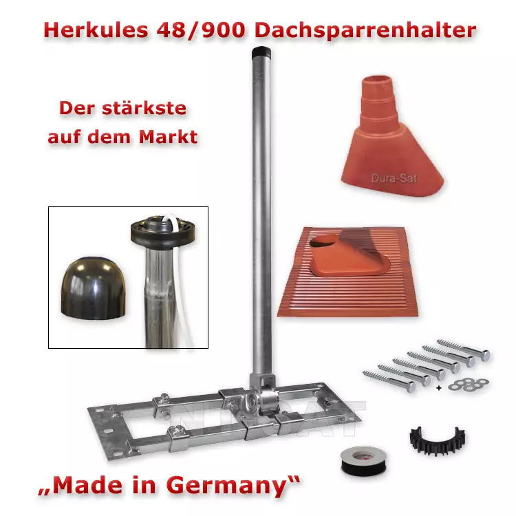 Dachsparrenhalter Herkules 48/900 inkl. Montage-Set Dachsparrenhalter Herkules 48/900 inkl. Montage-Set
