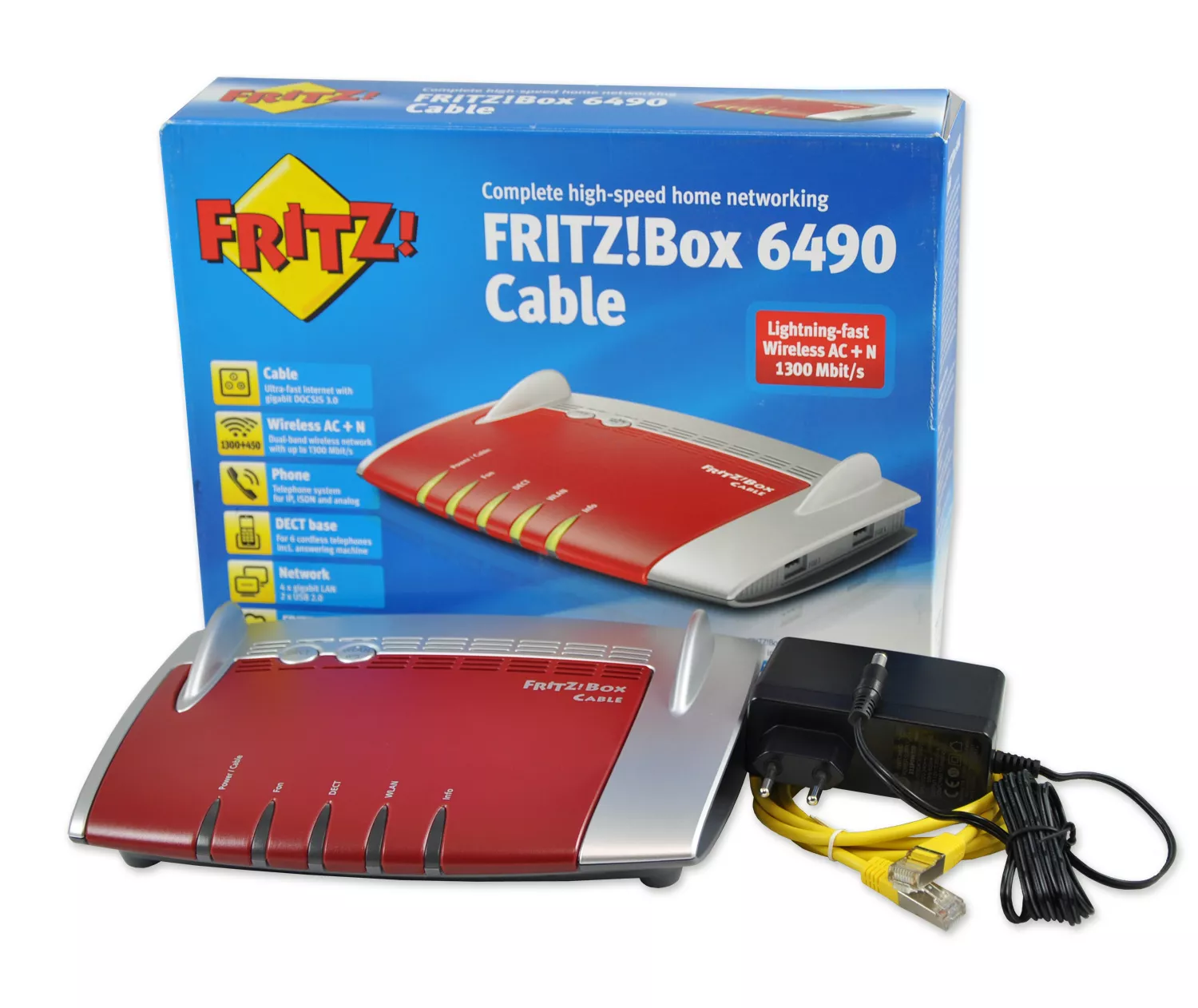 Fritzbox Gültig Ab Der Nächsten Anfrage AVM fritzbox 6490 1300 router WLAN/Fritz! box VDSL/ADSL fritzbox 6490