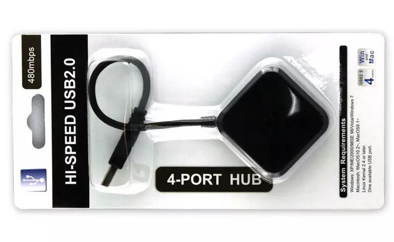 USB 2.0 4xPort HUB 