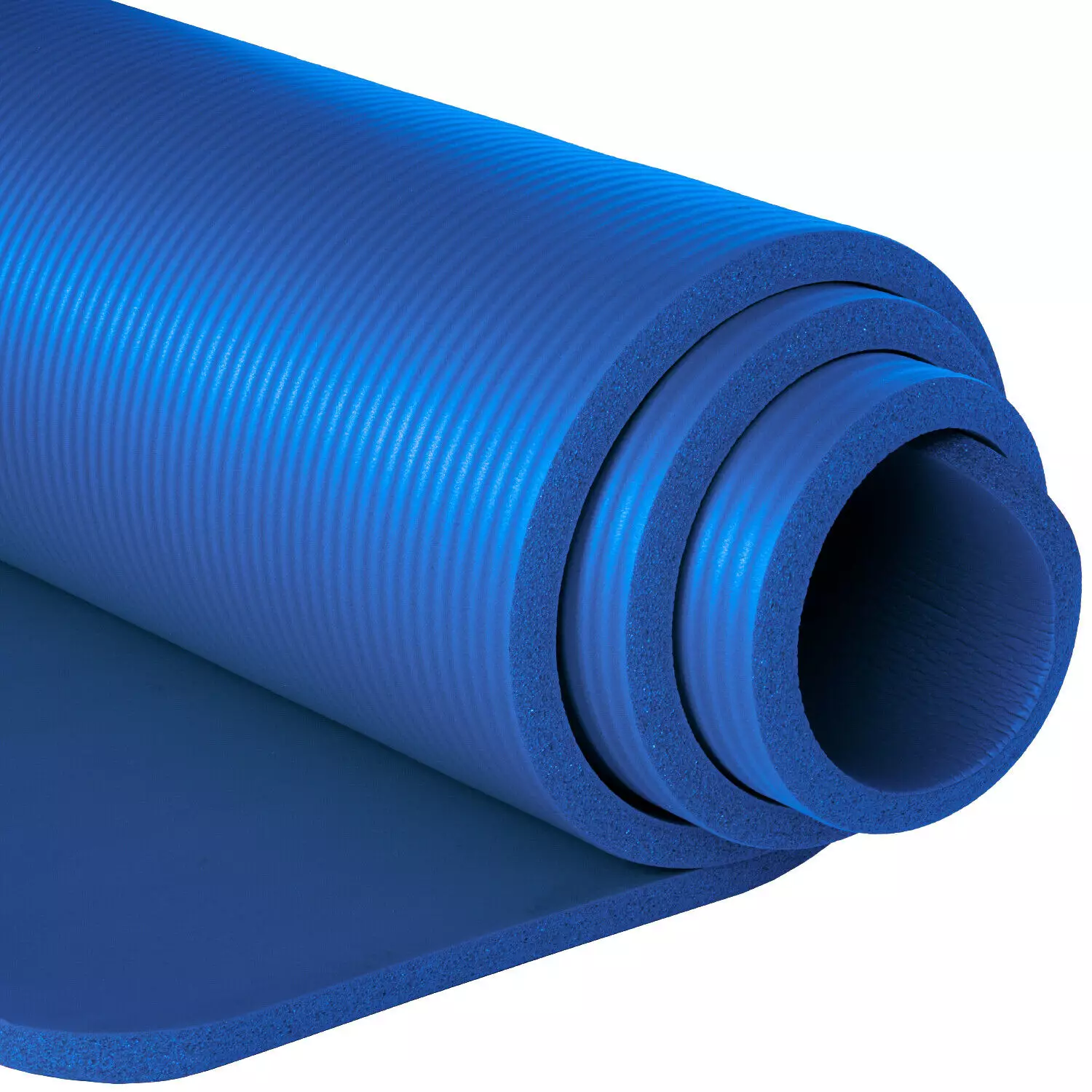 Pilates, Yogamatte Blau