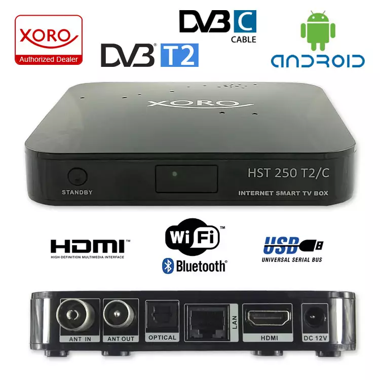 Smart TV Box Xoro HST 250 T2/C Smart TV Box Xoro HST 250 T2/C