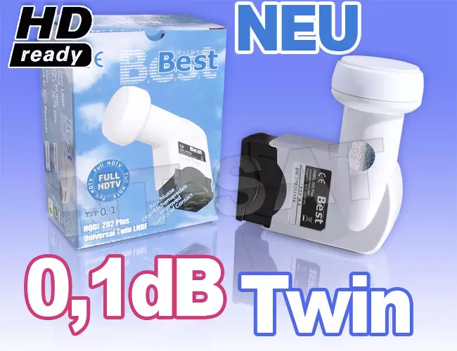 LNB Twin 0,1dB BEST Germany