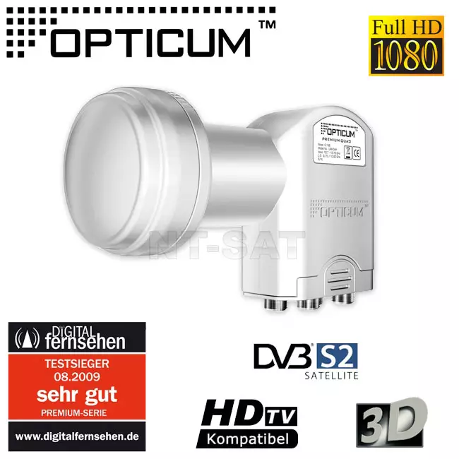 Opticum Premium Quad LNB LQP-04H 0,1 dB