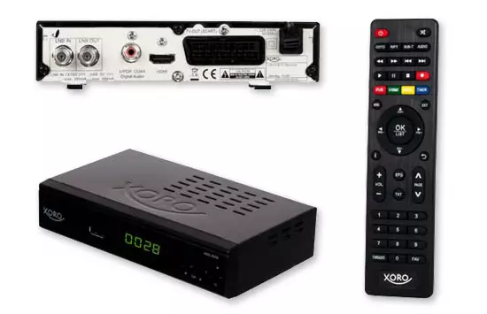 Xoro HRS 8559 HD Satellitenreceiver (DVB‐S2) mit USB‐Rekorder & Media Player