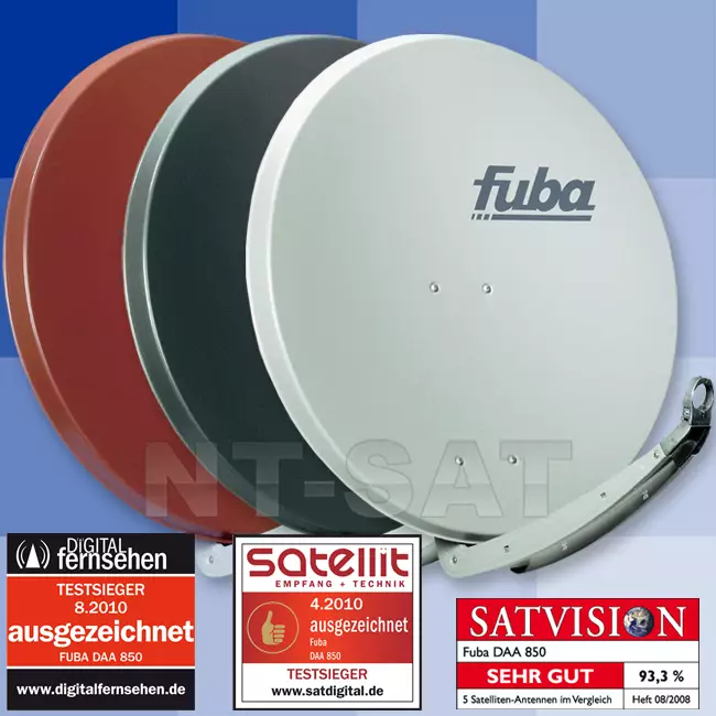 Fuba DAA 850 - Satellitenschüssel in Wunschfarbe 85cm