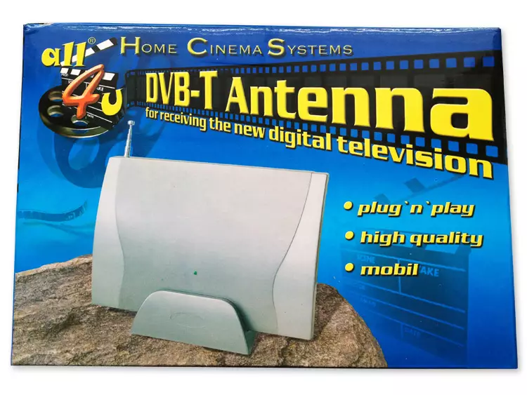 DVB-T Zimmerantenne Flachantenne