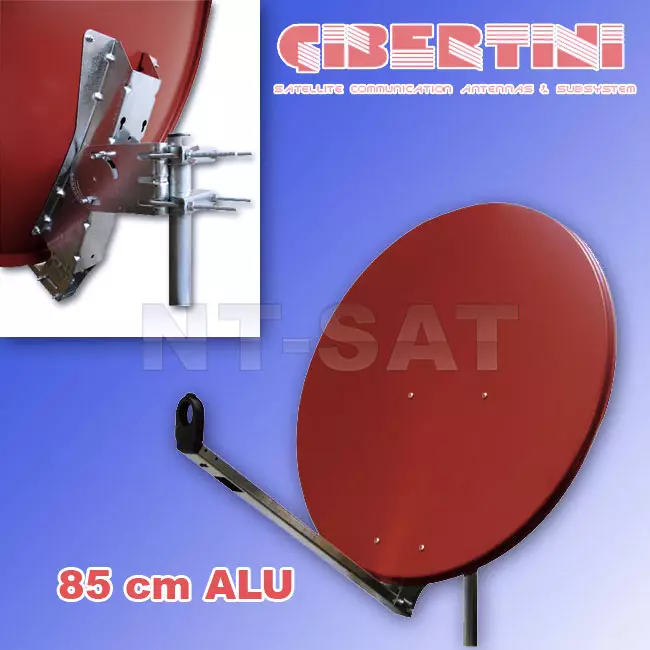 Gibertini Antenne 85cm Alu Rot