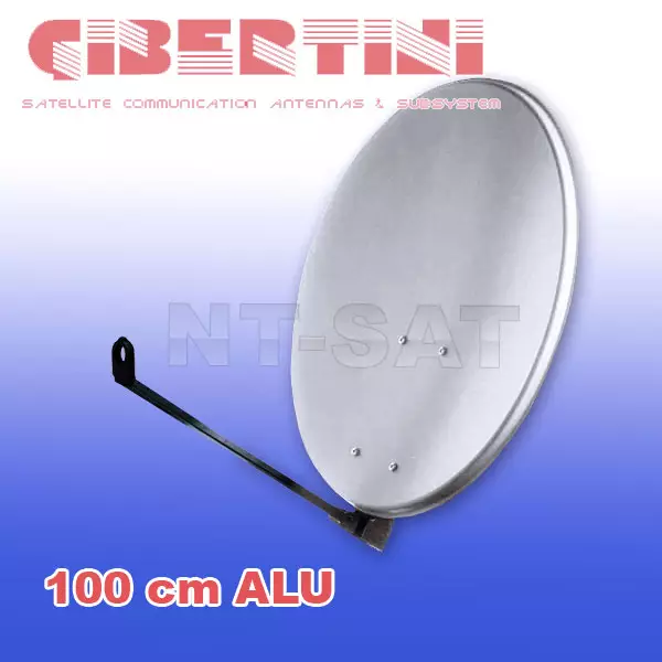 Sat Antenne Gibertini 100cm Alu (Hellgrau)