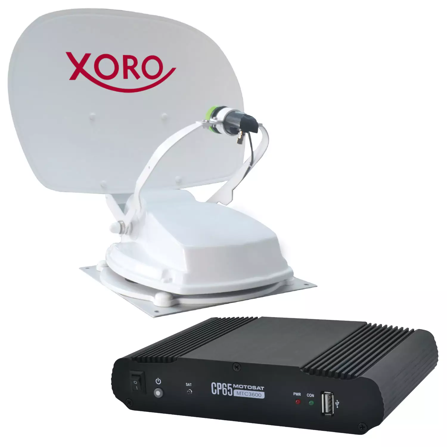 Xoro MTA 55 Vollautomatische Satelliten-Antenne mit Steuergerät