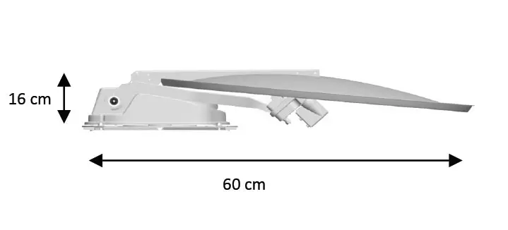 Xoro MTA 55 Vollautomatische Satelliten-Antenne mit Steuergerät