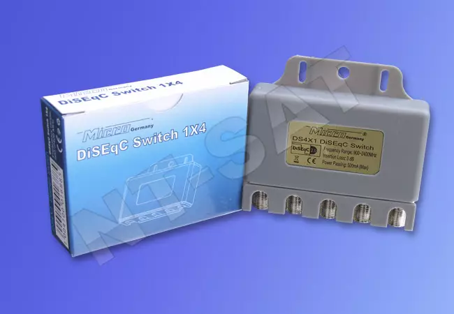 Micro DiSEqC Schalter 4/1 für 4 LNB�s