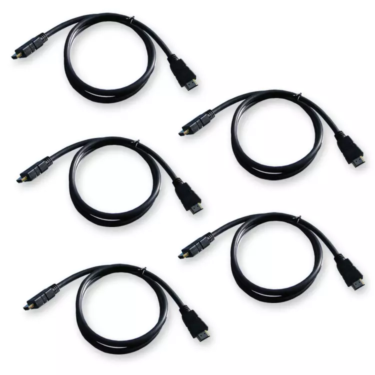 5 x 1m HDMI Kabel