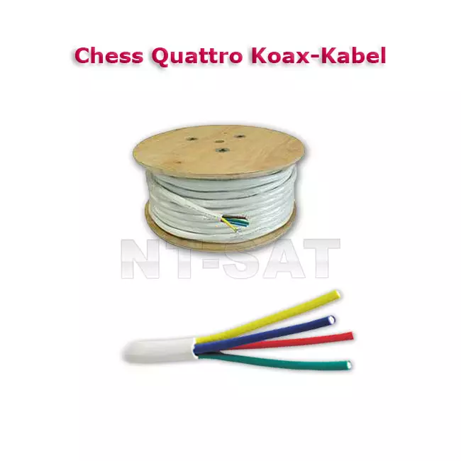 Chess Quattro Koax-Kabel 100m RG 6-90