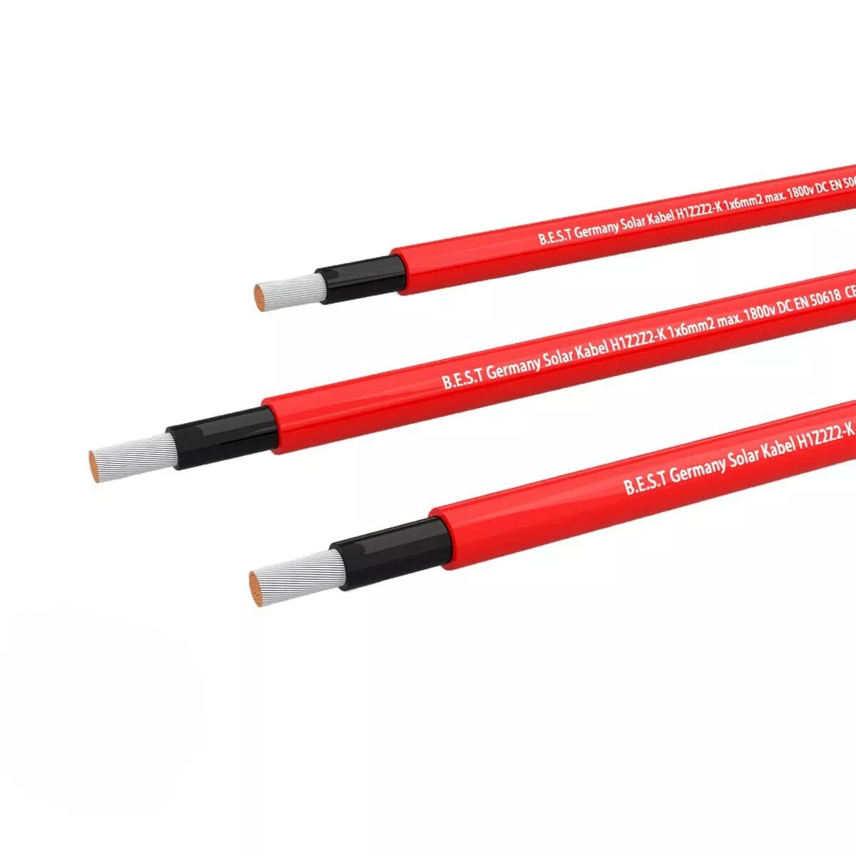 Solarkabel Solarleitung 4mm² 6mm² + MC Stecker