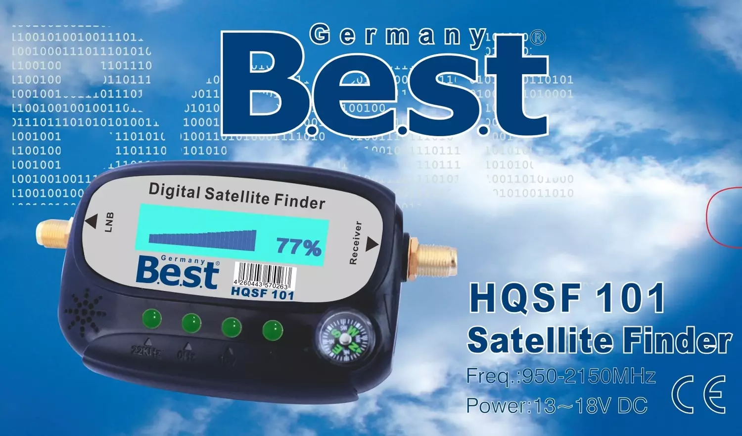 Digitaler SAT-FINDER HQSF 101 Best Germany
