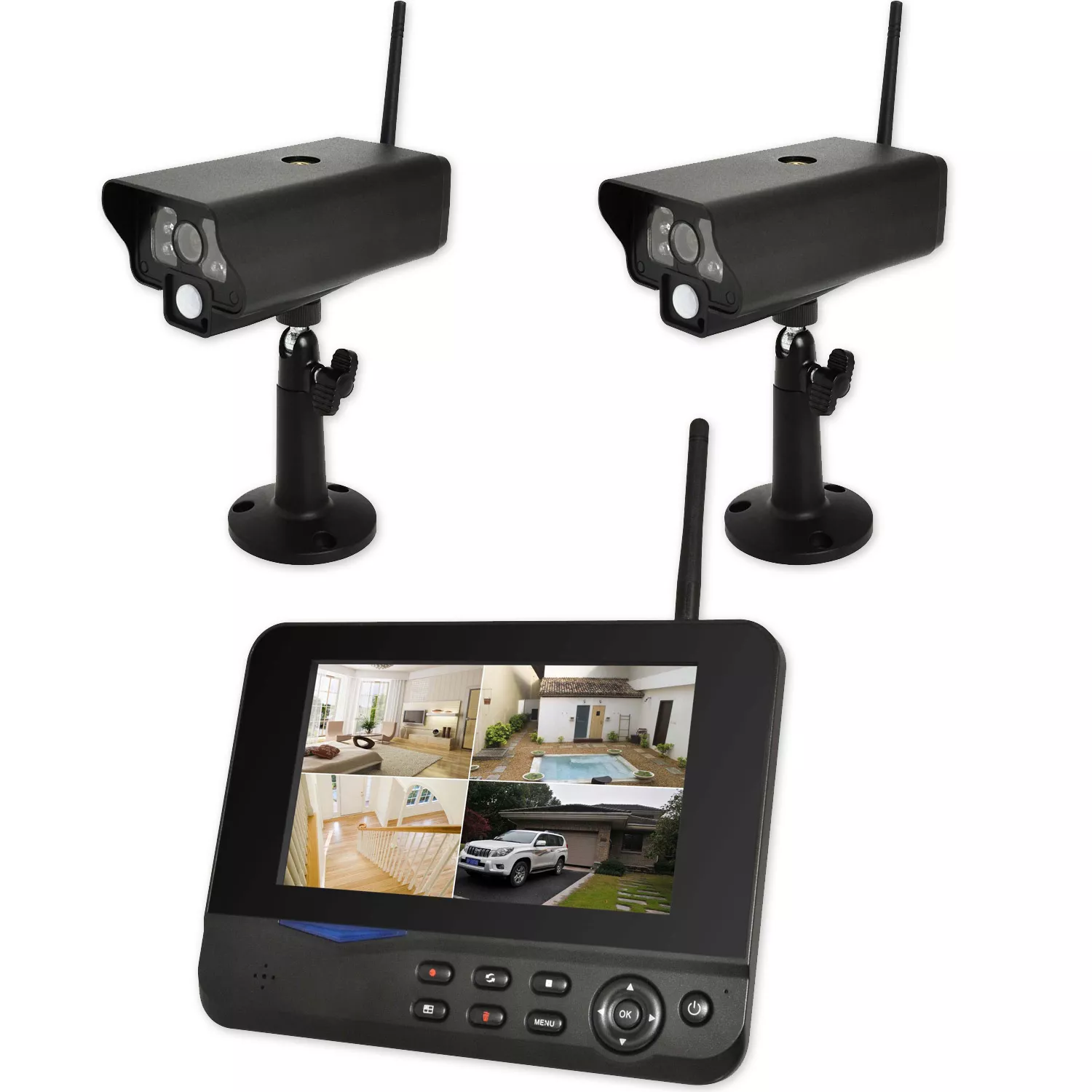 Skymaster Digitales Kamera Überwachungsset Funküberwachung ...