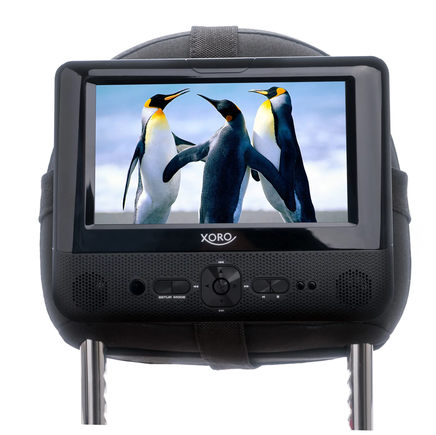 Tragbares Videosystem 2 DVD Player 2 Monitore Auto/DVD USB Akku SD 7